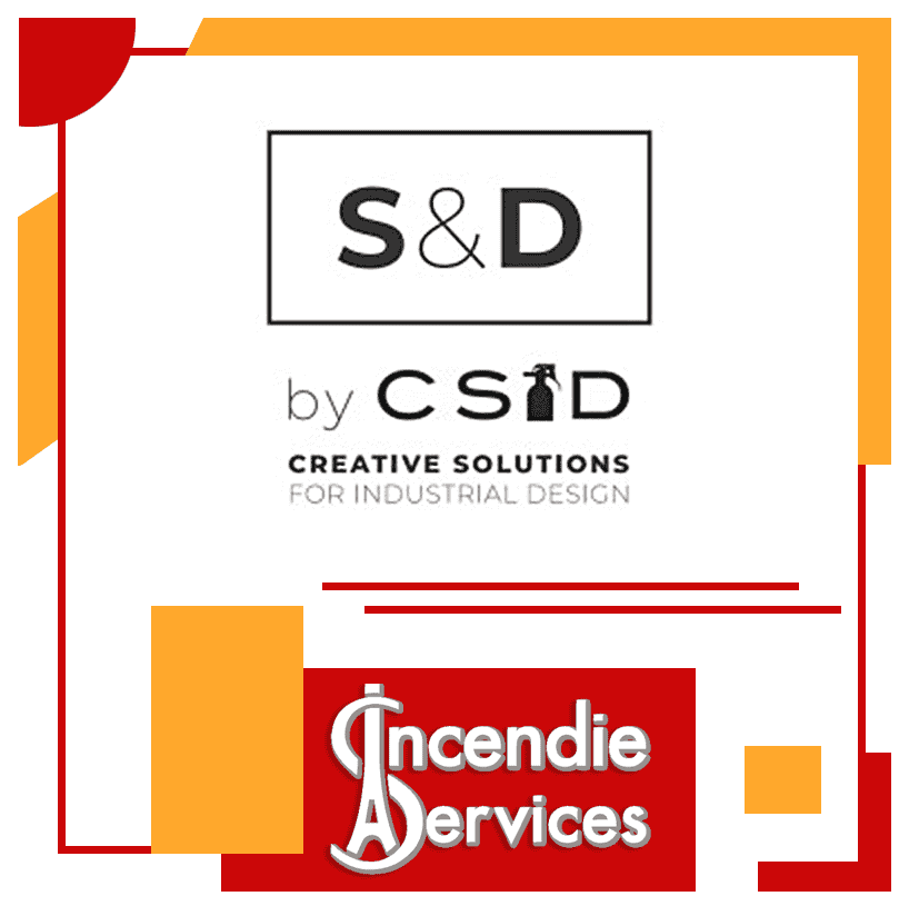 Signalisation Incendie Plan CSID Design Logo